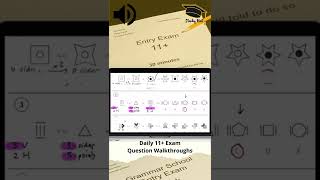 11 Plus Non Verbal Reasoning Question Walkthrough [upl. by Llaccm253]
