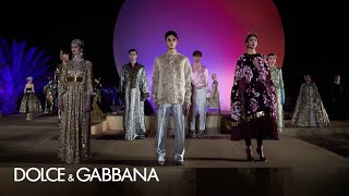 Alula 2022 the DolceampGabbana Alta Moda and Alta Sartoria Fashion show [upl. by Acima254]