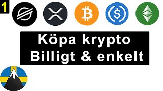 Bästa sättet att köpa Bitcoin och Krypto i Sverige [upl. by Rattan664]