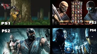 MORTAL KOMBAT PS1 VS PS2 VS PS3 VS PS4 [upl. by Nioe]