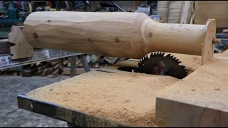 Turn your Table Saw into a Monster Radius Shoulder Tenon Cutter with 10 in parts You Can Make This [upl. by Ehsiom]