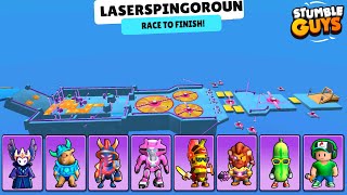 Get READY for LASERSPINGOROUN with the NEW SKIN 077 [upl. by Seiuqram]