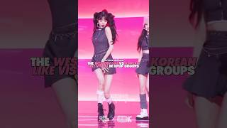 The western like vs korean like visuals in kpop groups kpop shorts [upl. by Kennet901]