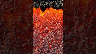 Flowing lava with bubbles volcano eruption iceland [upl. by Ahseiyk]