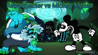 FNF quot Ectospasm quot RetroSpecter vs Mickey mouse [upl. by Shepperd930]