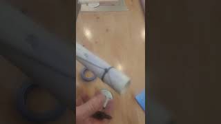 How to cut PVC on a straight line cutpvcpipe [upl. by Anaik]