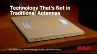 RCA Flat Indoor Antenna Promotional [upl. by Hildagard380]