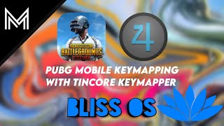 Pubg mobile keymapping in Bliss OS with Tincore Keymapper [upl. by Ollayos]