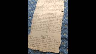 Video 1 OLD ANGLOINDIAN RECIPE BOOK DATING BACK TO 1844 WITH COPPERPLATE HANDWRITING [upl. by Nyleve20]