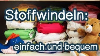 Moderne Stoffwindeln Einfach und bequem  windelwissende [upl. by Sulakcin217]