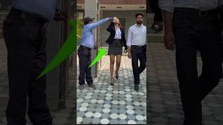 Office college girl security boy water 💦 bottle 🍼 entertainment video youtubeshorts [upl. by Durgy]