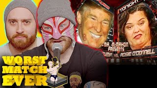 Donald Trump vs Rosie ODonnell WWE Raw Jan 2007  Worst Match Ever [upl. by Letnahs513]