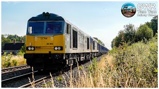 Class 60s bucking and swaying near Westbury [upl. by Olpe]