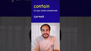 Contain Ne Demek [upl. by Ynnavoeg]