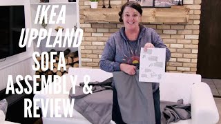 Uppland Sofa Ikea Assemble Review Loveseat Couch [upl. by Podvin]