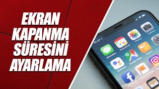 EKRAN KAPANMA SÜRESİNİ AYARLAMA ANDROİD TELEFON [upl. by Ewens]