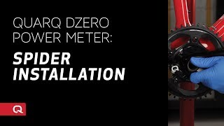 Quarq DZero Power Meter Spider Installation [upl. by Luigi]