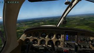 XPlane 1130  Orbx TrueEarth GB South  Piper PA28 Turbo Arrow IV  ASXP  XVision [upl. by Renita]