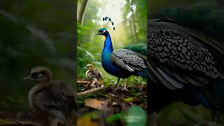 Beautiful Peacock baby chicks and Mother Amazing Birds [upl. by Spalla]