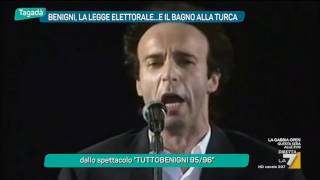 Benigni la legge elettorale e il bagno turco [upl. by Maximilianus]