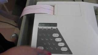 Burdick EK10 Single Channel ECG Machine Demonstration  Empire College [upl. by Modeerf]