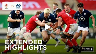 Extended Highlights Wales v Scotland  Guinness Six Nations [upl. by Lucretia]