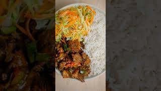 Steamed cabbagerice and stew shotrs food easyfoodtomakeathome youtubeshorts [upl. by Andre]