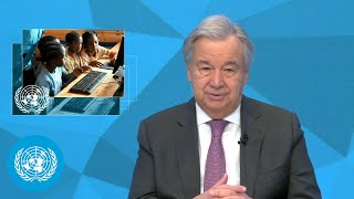 International Day of Education 24th January 2022  UN Chief message  United Nations [upl. by Treva]