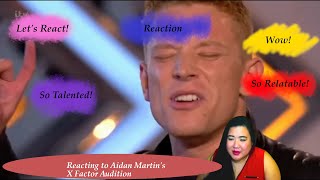 🎵🎶🤩👏🏻Aidan Martins X factor audition [upl. by Ahsinom]