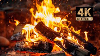 🔥 Christmas Fireplace 4K LIVE Fireplace with Crackling Fire Sounds Fireplace Burning 4K [upl. by Eenahs]