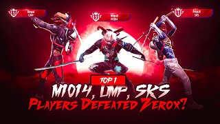 Zerox FF Vs Top 1 M1014 UMP amp SKS Player😳🔥 [upl. by Libre]