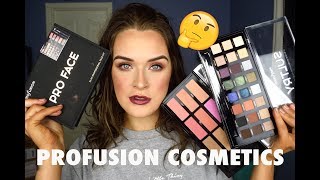 PROFUSION COSMETICS  Makeup Tutorial  Review [upl. by Ennybor]