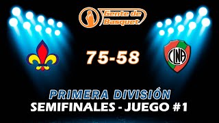 Primera  Playoffs  Semifinales  Juego 1 5 Bahiense del Norte 1 75  58 0 Leandro N Alem [upl. by Glogau]