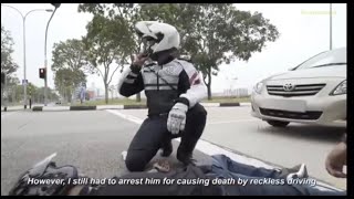 1oct2018 singapore traffic police special operations team officer interview [upl. by Leland]