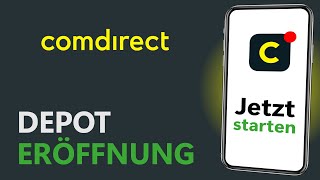 Depot eröffnen  comdirect Tutorial [upl. by Anaehr]