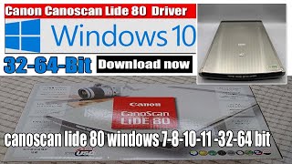 driver canon lide 80  canon canoscan lide 80 windows 10 driver  shtv [upl. by Feldman]