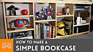 How to Make a Simple Bookcase  I Like To Make Stuff [upl. by Penrose]