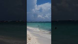 Mexico  Beachwalking in Cancun Swimming fun in Playa del Carmen Shorts [upl. by Wyatan]