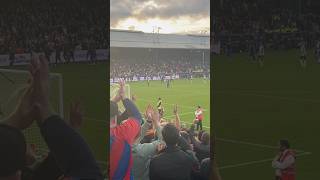 Maxence Lacroix celebrating with the cpfc fans at full time after beating spurs🔥🦅 [upl. by Ditter40]