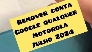 Remover conta Google Motorola removercontagoogle [upl. by Beutner]