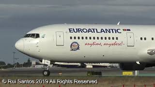 EuroAtlantic Airways Boeing 76734PER CSTSU cn 33048891 [upl. by Norad]