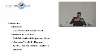 Realistische Theorien der Demokratie  Republikanismus VL 4 Moderne politische Theorie Prof Ladwig [upl. by Nobell]