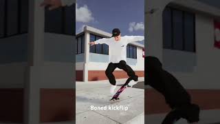 boned kickflip down quad setskate skateboarding skateboard skating skaterxlfypシ゚viral [upl. by Enyrhtak915]