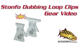 Stonfo Dubbing Loop Clips Fly Tying Tool Video [upl. by Tsuda]