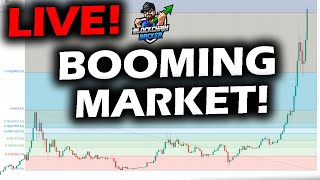 HERE WE GO Crypto Market Goes Nuts LIVE Look at Bitcoin Altcoin Market and Ripple XRP Price Chart [upl. by Ojibbob]