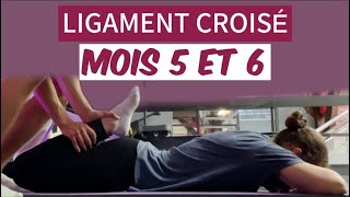 MOIS 5 et 6  OPÉRATION LIGAMENT CROISÉ [upl. by Stoffel273]