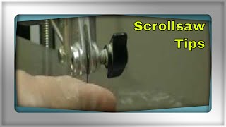 How To Woodworking Scroll Saw Tutorial Flat Table Set Screws 1 [upl. by Margery]