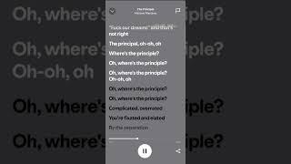 The principal lyrics melaniemartinez crybaby music singer melanieportals musicalbums k12 [upl. by Tibold]