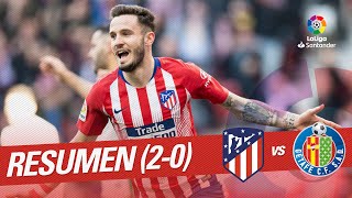 Resumen de Atlético de Madrid vs Getafe CF 20 [upl. by Thorman]