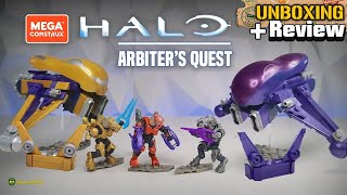 ARBITERS QUEST  HALO MEGA CONSTRUX UNBOXING amp REVIEW [upl. by Ainattirb]